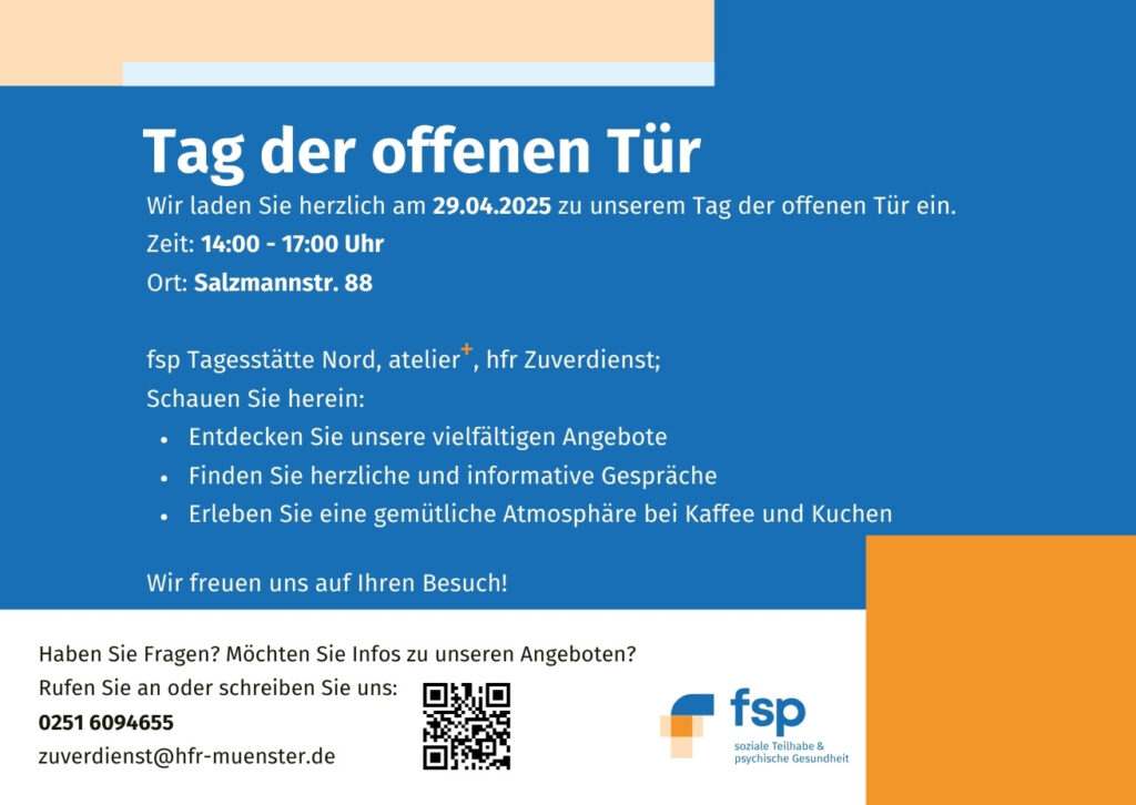 Tag der offenen Tür 2025 - Einladung 29.04.2025